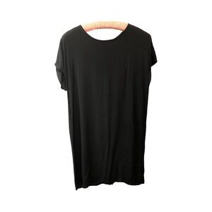 Madewell XS black dress, button back, short sleeves, length 
32”